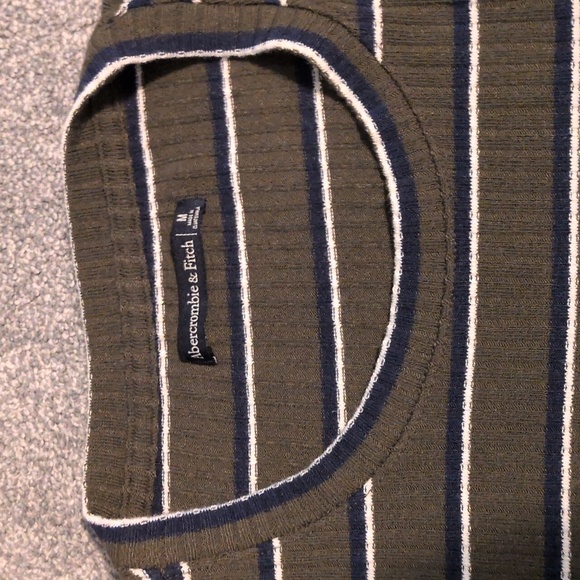 Abercrombie Striped Midi Dress Size Medium - Picture 2 of 6